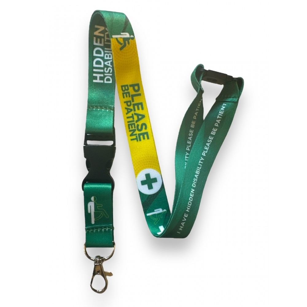 PAC Supplies Global Hidden Disability Lanyard, Please Be Patient